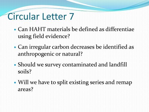 Development of Anthropogenic Soil Classification - Virginia Tech