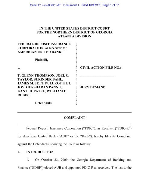 in the united states district court for the northern district of