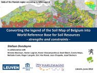 Converting the Soil Map of Belgium into the WRB