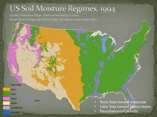 Evaluating the US Soil Taxonomy Soil Moisture Regimes