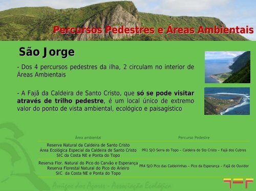 Os Percursos Pedestres nos Açores