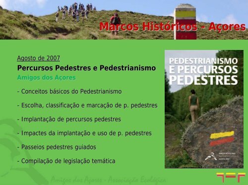 Os Percursos Pedestres nos Açores