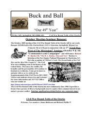 Buck and Ball - History Department - Missouri State University
