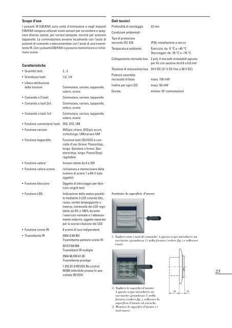 Pulsante EIB/KNX - Feller Clixx