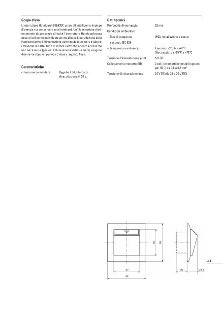 Pulsante EIB/KNX - Feller Clixx