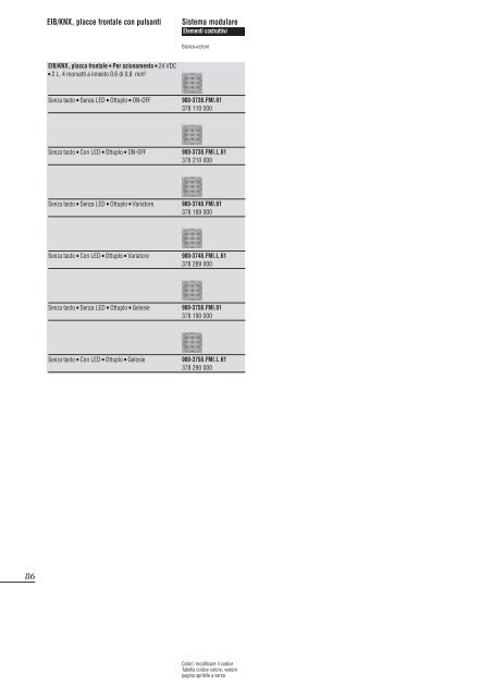 Pulsante EIB/KNX - Feller Clixx