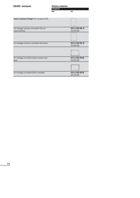 Pulsante EIB/KNX - Feller Clixx