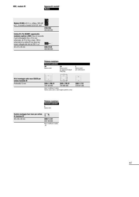 Pulsante KNX - Feller Clixx