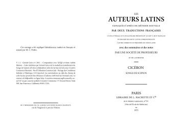 AUTEURS LATINS - latin, grec, juxta