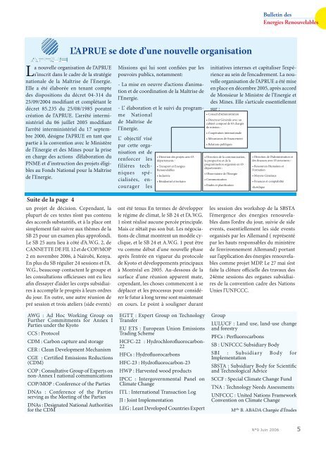 Bulletin des énergies renouvelables - maghreb - europe project ...