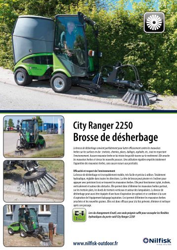 Brosse de désherbage - Nilfisk Outdoor Division