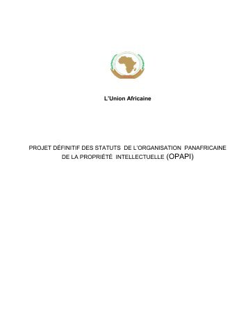 OPAPI - Union africaine