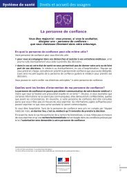 La personne de confiance - SFAP