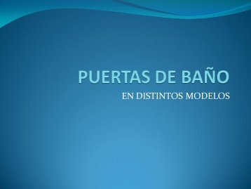 EN DISTINTOS MODELOS