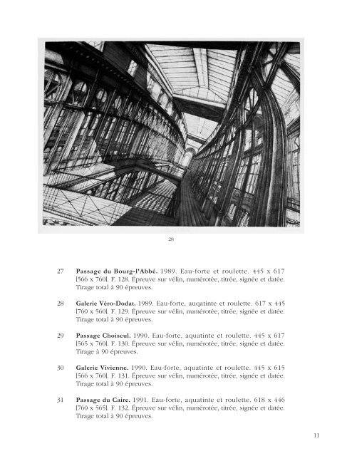 Érik Desmazières, Gravures, 1972-2007 - Arsène Bonafous-Murat