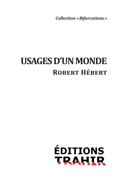 Au Format Pdf Revue Trahir
