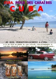 CUBA, PERLE DES CARAÏBES