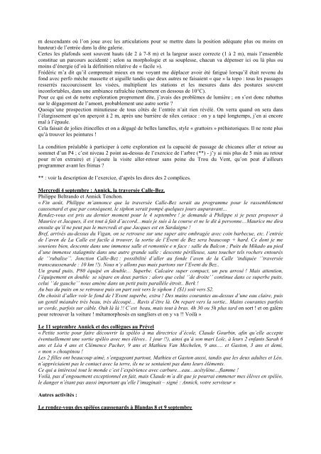 Compte Rendu de l'AG 2007 du GSBM