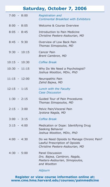 Pain Medicine for Non-Pain Specialists - CME