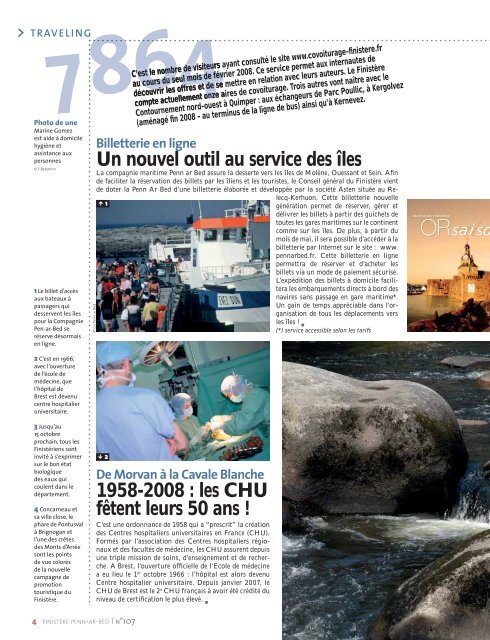 Finistère Penn-Ar-Bed n° 107 (pdf - 4,16 Mo) - Conseil Général du ...