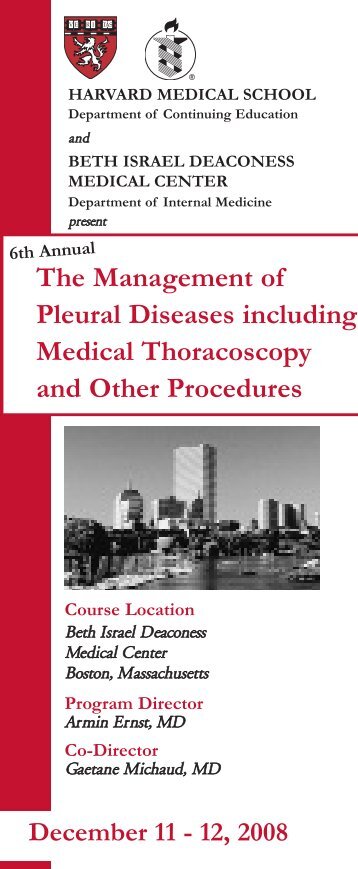 The Management of Pleural Diseases including Medical ... - CME