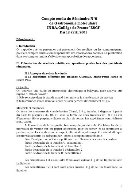 avril 2001 - Société Chimique de France