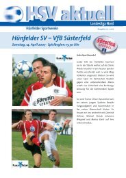 Hünfelder SV – VfB Süsterfeld