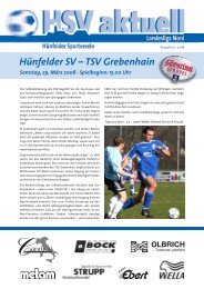 Hünfelder SV – TSV Grebenhain