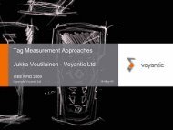 Tag Measurement Approaches Jukka Voutilainen ... - IEEE RFID 2009