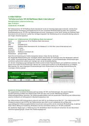Inflationsschutz 187,46 Raiffeisen Bank International - hyperCMS