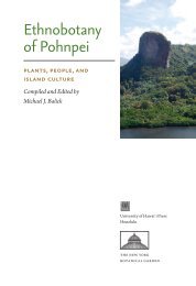 Ethnobotany of Pohnpei - American Botanical Council