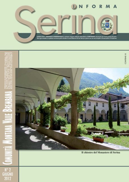 SERINA giugno 2012 - Comune di Serina