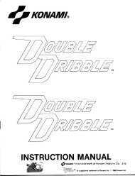 Double Dribble - Arcade - Manual - gamesdbase.com