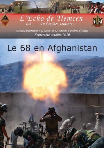 Le 68 en Afghanistan - 68e régiment d'artillerie d'Afrique