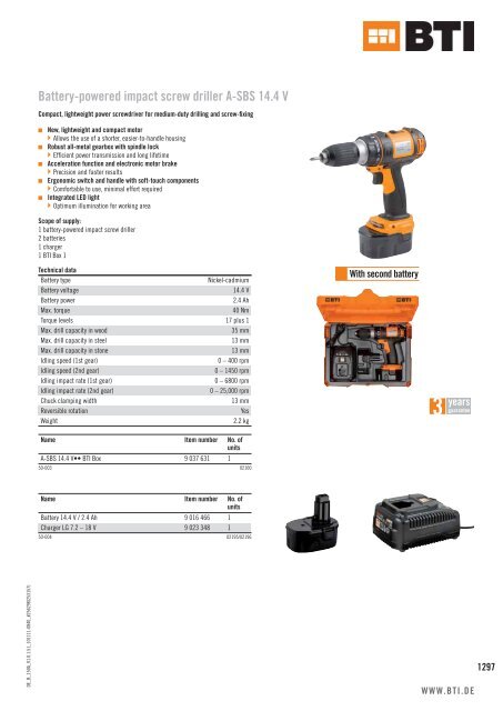 BTI Power Tools