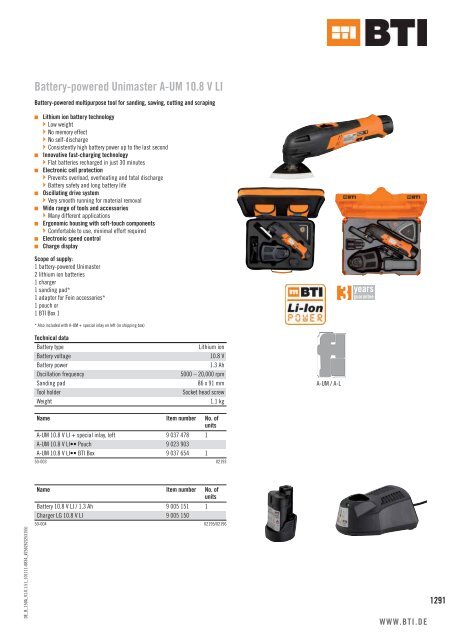 BTI Power Tools