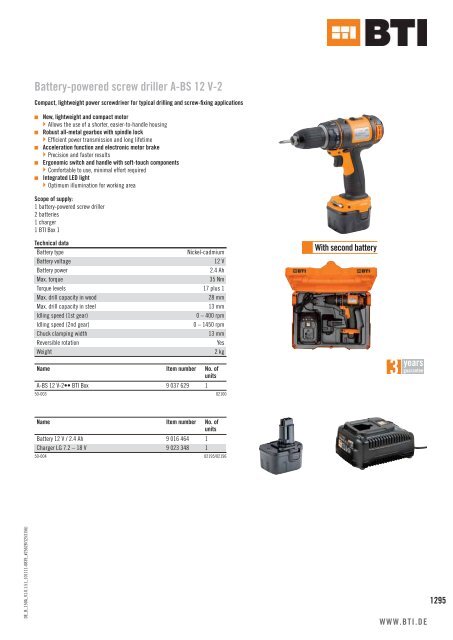 BTI Power Tools