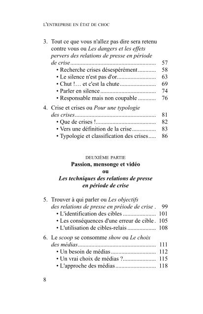 L'Entreprise en Etat de Choc - Noir sur blanc