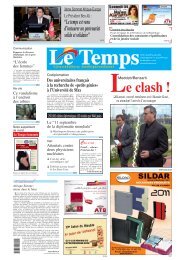 Les à-côtés… Les à-côtés… Les à-côtés…Les à-côtés ... - Le Temps