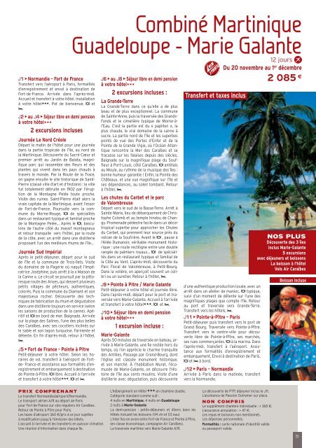 Antilles Corse Antilles - Voyages Le Monnier