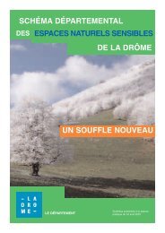 Schéma Départemental des Espaces Naturels Sensibles - La Drôme