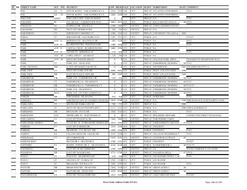 New SNAG Report #2 - Leon County