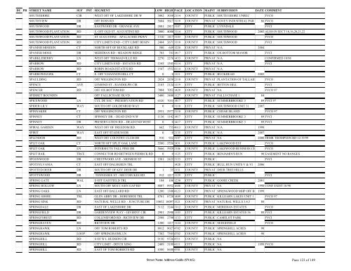 New SNAG Report #2 - Leon County