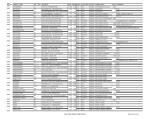 New SNAG Report #2 - Leon County