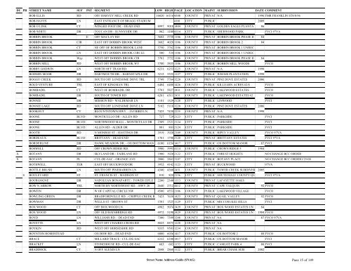 New SNAG Report #2 - Leon County