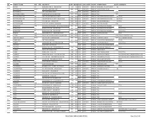 New SNAG Report #2 - Leon County