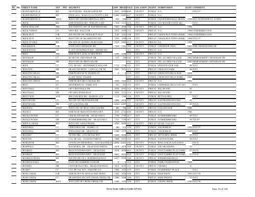 New SNAG Report #2 - Leon County