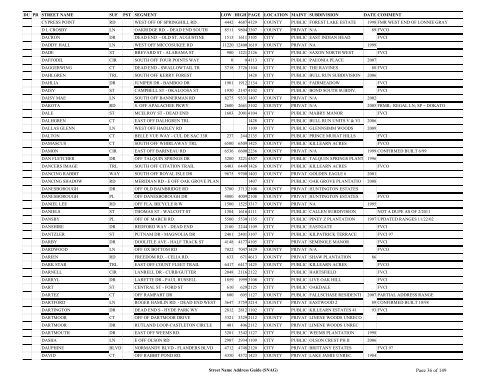 New SNAG Report #2 - Leon County