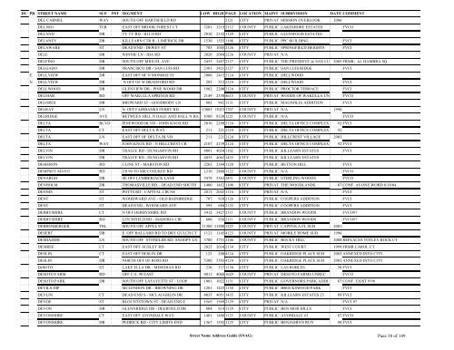 New SNAG Report #2 - Leon County