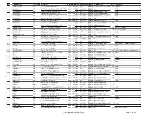 New SNAG Report #2 - Leon County